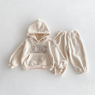 ABC Fleece Jogger Set - RYAN AND REMI