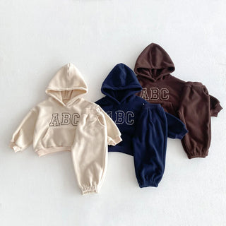 ABC Fleece Jogger Set - RYAN AND REMI