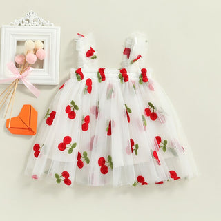 Sleeveless Party Sweet Cherry Dress - RYAN AND REMI