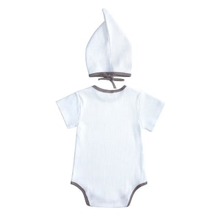 Solid Bodysuit With Peak Hat - RYAN AND REMI