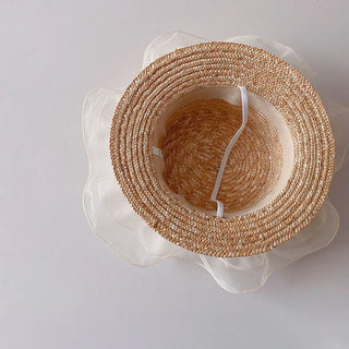 Lace Pearl Sun Hat - RYAN AND REMI