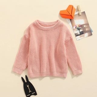 Oversized Knitted Round Neck Sweater