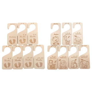 Wooden Carved Baby Closet Organizers - RYAN AND REMI