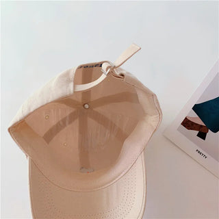 Lily Flower Embroidery Baseball Cap - RYAN AND REMI