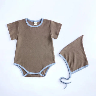 Solid Bodysuit With Peak Hat - RYAN AND REMI