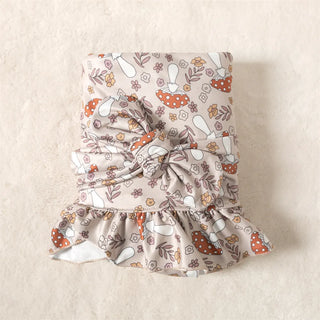 Baby Ruffle Swaddle Blanket - RYAN AND REMI