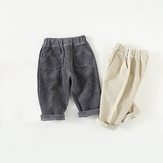 Retro Corduroy Harem Trousers Pants - RYAN AND REMI