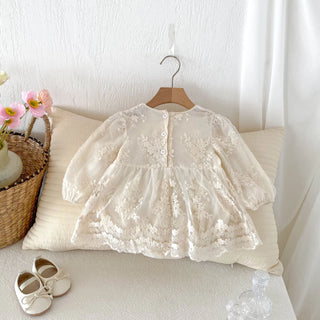 Lace Floral Princess Dress