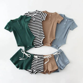 Short Sleeve Bodysuit Set - RYAN AND REMI