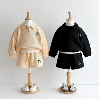 Vidi Waffle Shorts Set