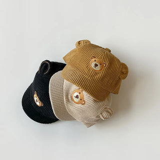 Corduroy Bear Hat - RYAN AND REMI