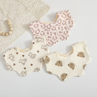 Petal Muslin Cotton Bibs - RYAN AND REMI