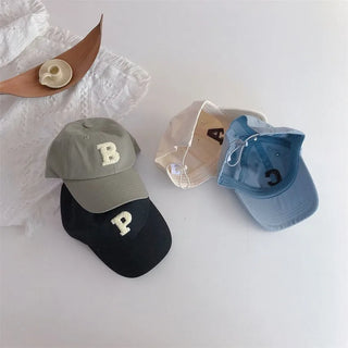 Plush Letter Baseball Cap - RYAN AND REMI