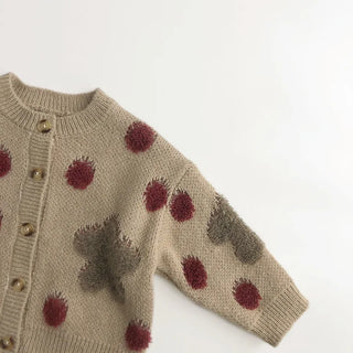 Strawberry Jacquard knitted Sweater