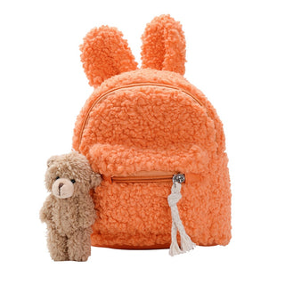 Cute Plush Rabbit Ears Backpack - RYAN AND REMI