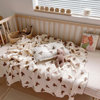 Soft Cotton Animal Print Blanket - RYAN AND REMI