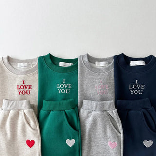 I love you Jogger Set