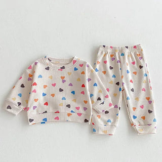 Colorful Hearts Jogger Set