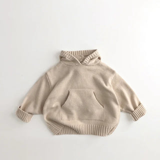 Pullover Loose Hooded  Sweater