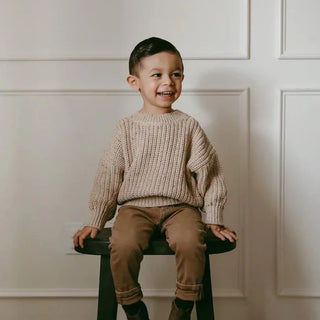 Cotton Cable Knit Sweater