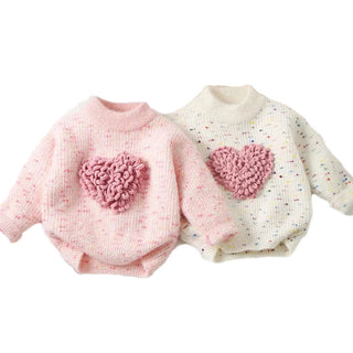 Thread Heart Knitted Sweater