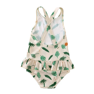 Cute Backless Floral One-piece Swimsuit - RYAN AND REMI