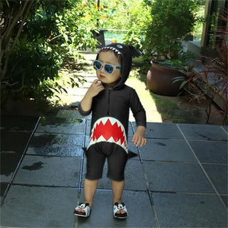 Baby Boy Cute Shark One Piece Swimwear - RYAN AND REMI