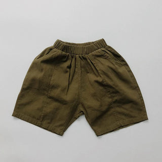 Boys Loose Fit Linen Shorts - RYAN AND REMI