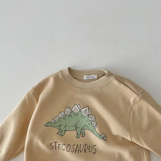 Dinosaur Long Sleeve Sweatshirt Bodysuit - RYAN AND REMI