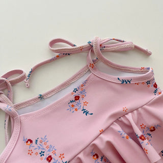 Baby Girl  Floral Print Beach Swimsuit - RYAN AND REMI