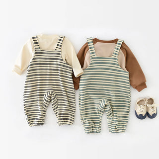 Spring Striped Baby Jumpsuit - RYAN AND REMI