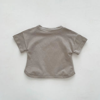 Kids' Soft Cotton Letter Printed T-shirts - RYAN AND REMI