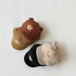 Corduroy Bear Hat - RYAN AND REMI