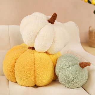 Pumpkin Throw Pillow Stuffed Plush Toy - RYAN AND REMI