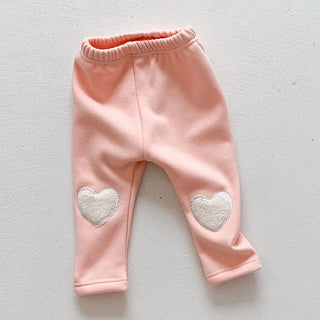 Baby Girl Heart Cotton Pants - RYAN AND REMI