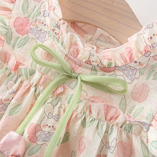 Tulip Flying Sleeve Dress