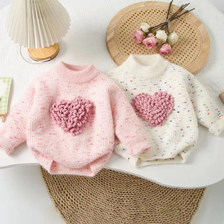 Thread Heart Knitted Sweater