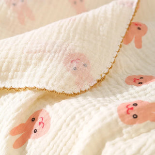 Soft Cotton Animal Print Blanket - RYAN AND REMI