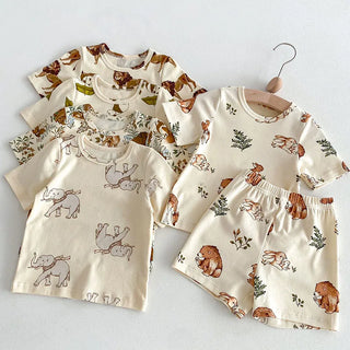 Animal Print Kids' 2-Piece Set - RYAN AND REMI