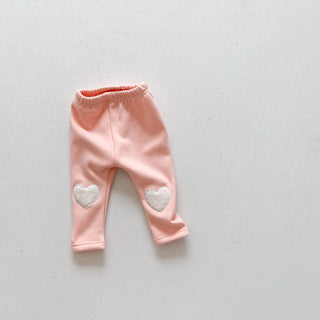 Baby Girl Heart Cotton Pants - RYAN AND REMI