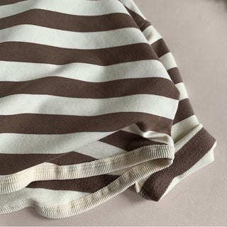 Loose Striped Cotton Top - RYAN AND REMI