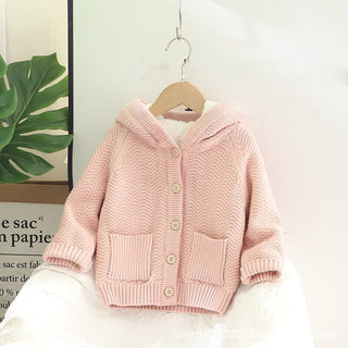 Winter thickened hooded clothes for girls - RYAN AND REMI