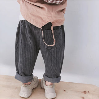 Retro Corduroy Harem Trousers Pants - RYAN AND REMI