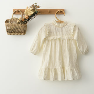 Ruffle Neck Vine Dress - RYAN AND REMI