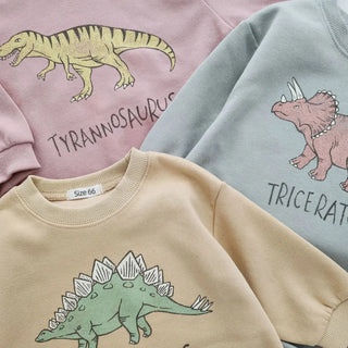 Dinosaur Long Sleeve Sweatshirt Bodysuit - RYAN AND REMI