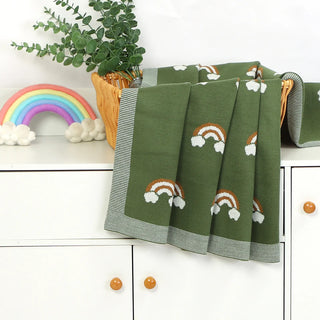 Rainbow Swaddle Wrap Stroller Blankets