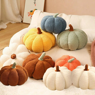 Pumpkin Throw Pillow Stuffed Plush Toy - RYAN AND REMI