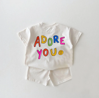 Adore You Short Sleeve Set - RYAN AND REMI