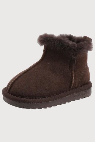 Girls Fur Lining Zip Up Snow Boots - RYAN AND REMI