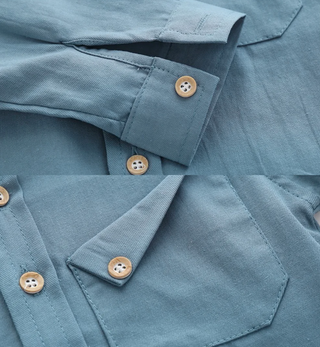 Slant Pocket Button-Up Shirt